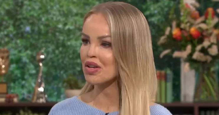 Katie Piper talking on This Morning