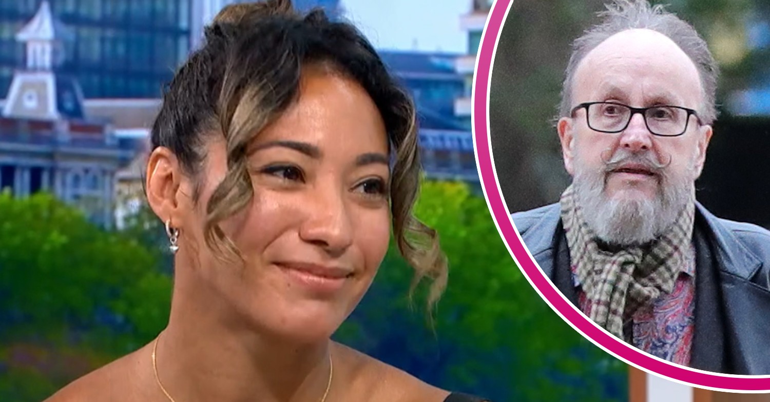 Strictly star Karen Hauer on GMB and Dave Myers in ED composite