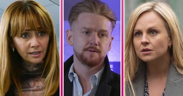 Composite image of Maria, Sarah and Gary on Coronation Street (Credit: ITV/Composite: ED!)