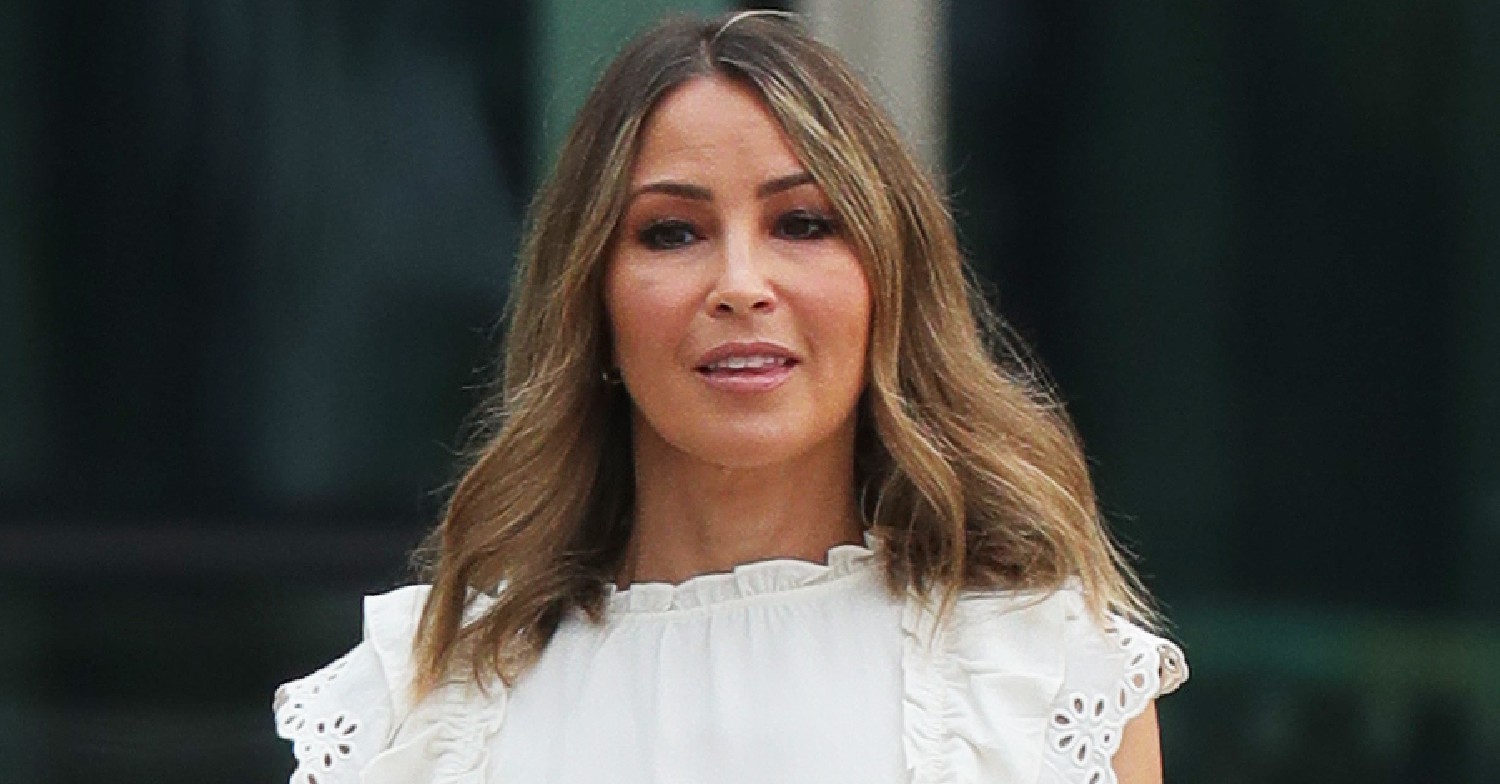 Rachel Stevens looks serious in white top