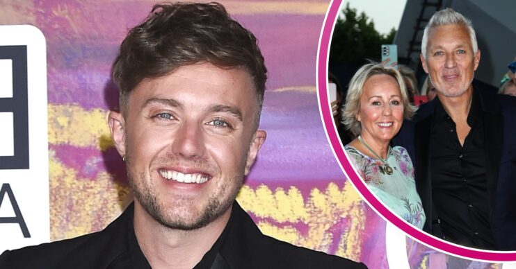 Roman Kemp smiling at the BRITs and Martin and Shirlie smiling at the NTAs in ED composite