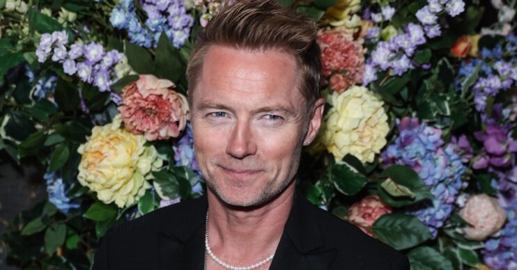 Ronan Keating smiling at event