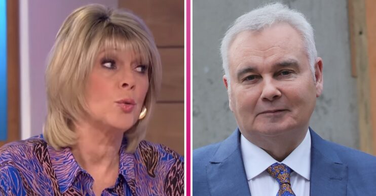 Ruth Langsford speaking on Loose Women and Eamonn Holmes in the street