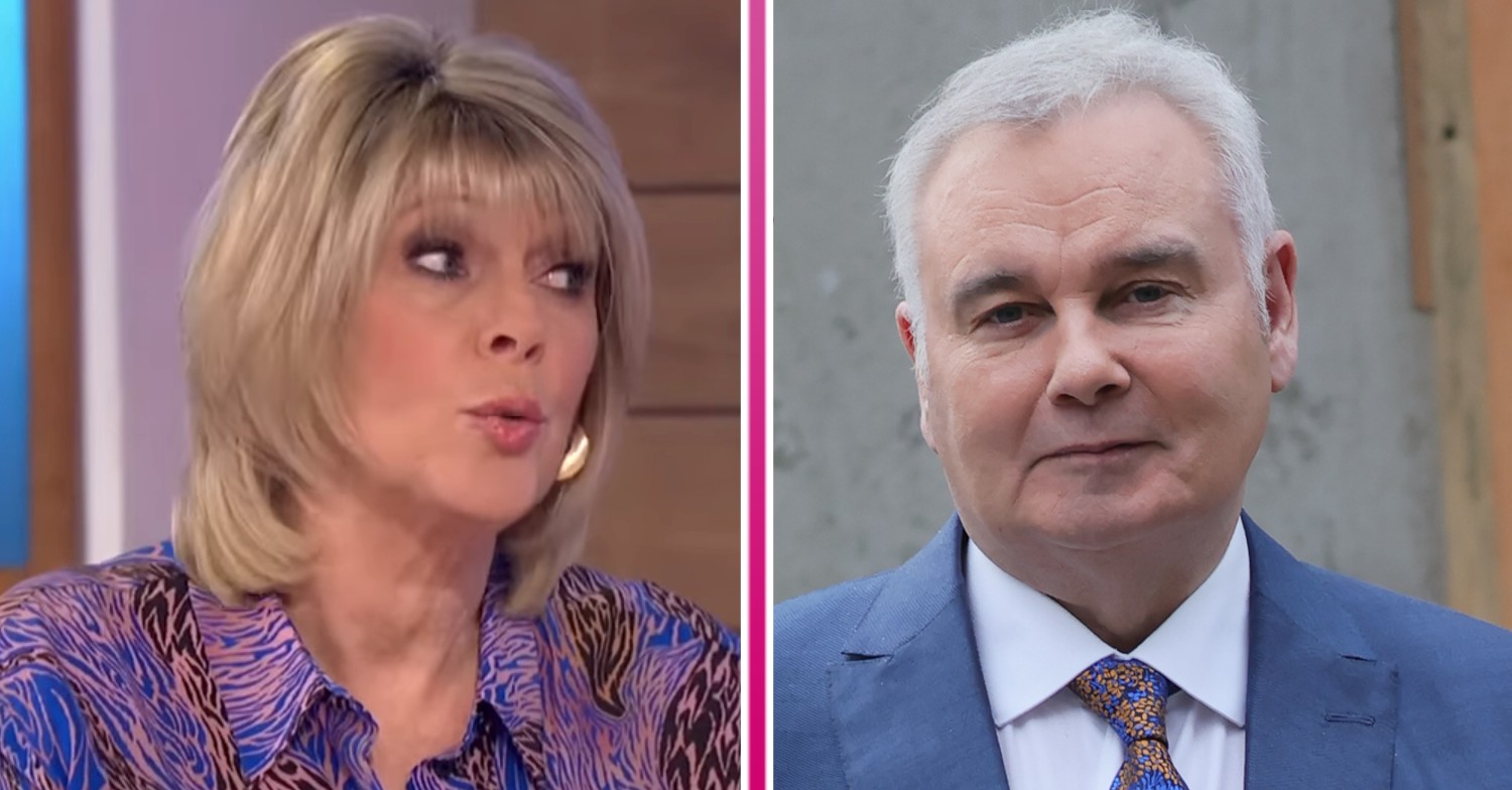 Ruth Langsford speaking on Loose Women and Eamonn Holmes in the street