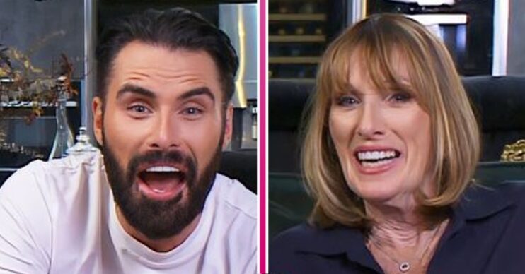 Rylan Clark and mum Linda on Celebrity Gogglebox