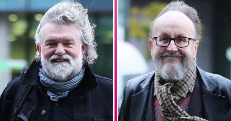 Si King and Dave Myers smiling in the wind