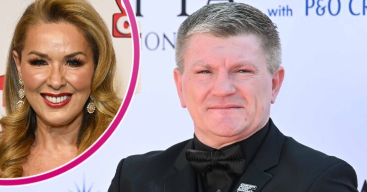 Ricky Hatton and Claire Sweeney