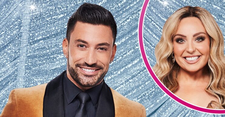 Giovanni Pernice and Amy Dowden smiling