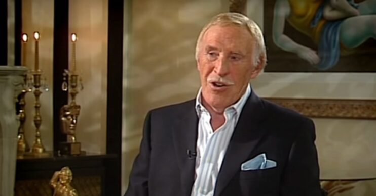 Bruce Forsyth speaking during an interview