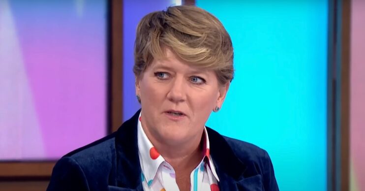 Clare Balding speaking on Loose Women