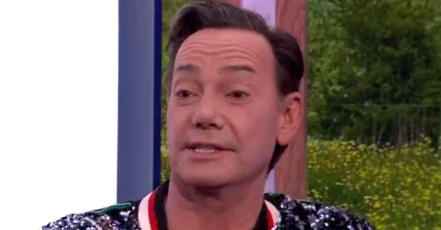 Strictly star Craig Revel Horwood talking on The One Show with unimpressed expression