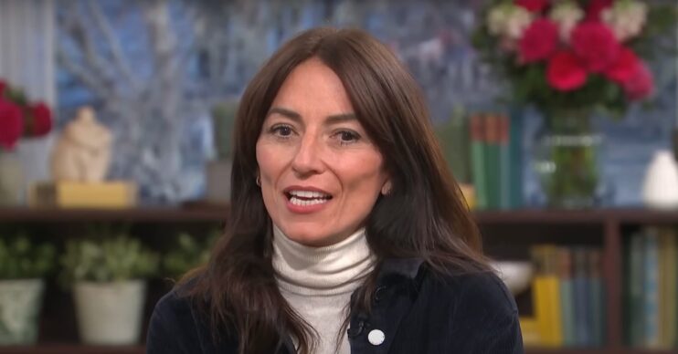 Davina McCall speaking on This Morning