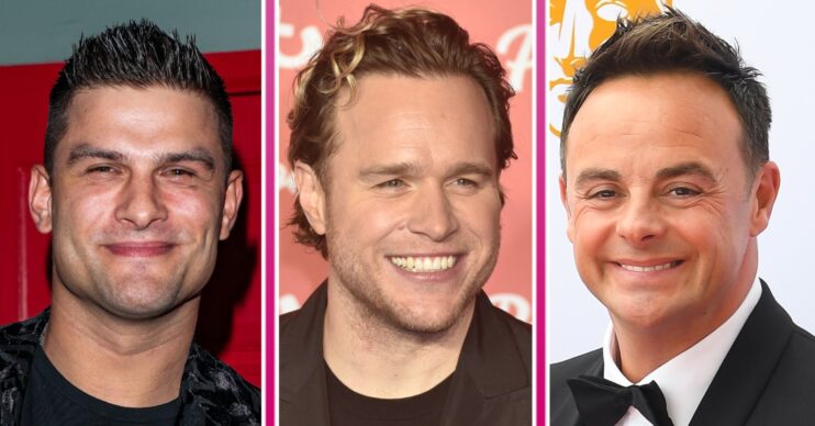 Aljaz Skorjanec. Olly Murs and Ant McPartlin