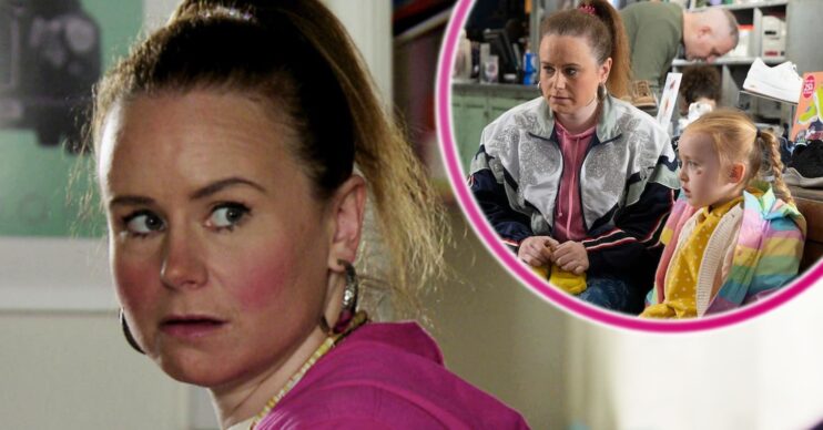 Coronation Street star gemma and her child