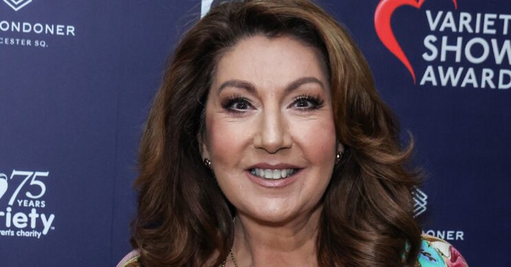 Jane McDonald smiling at the camera