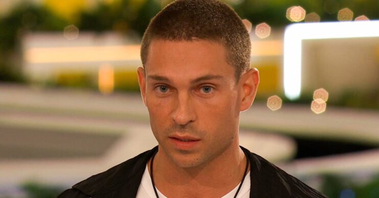 Joey Essex looking straight forward on Love Island 2024