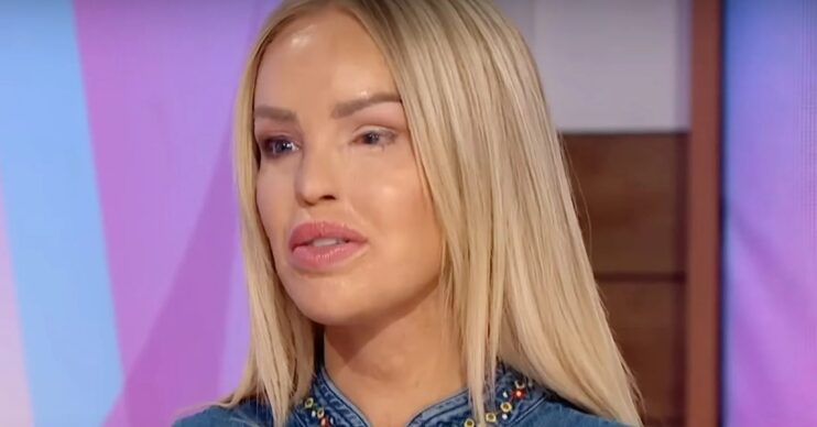 Katie Piper speaking on Loose Women