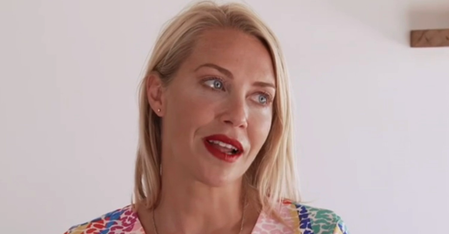 Laura Hamilton shocked expression on A Place in The Sun