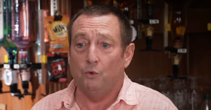 Lee MacDonald looking sad in a pub