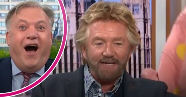 Noel Edmonds and Ed Balls on GMB