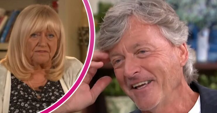 Judy Finnigan beside a smiling Richard Madeley on This Morning