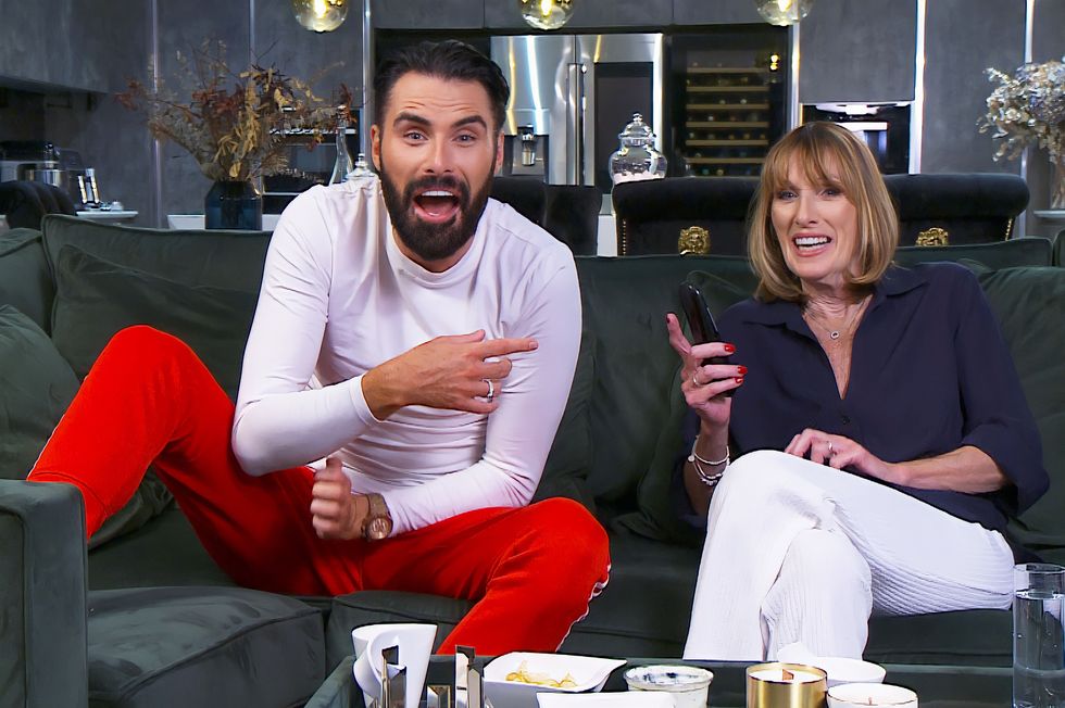 Rylan Clark and mum Linda on Celebrity Gogglebox