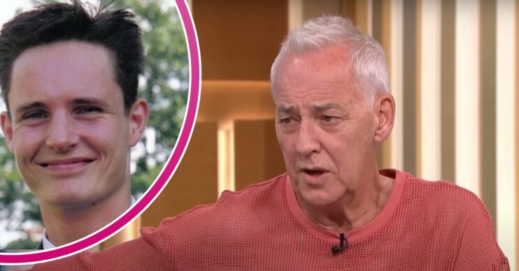 Stuart smiling / Michael on This Morning