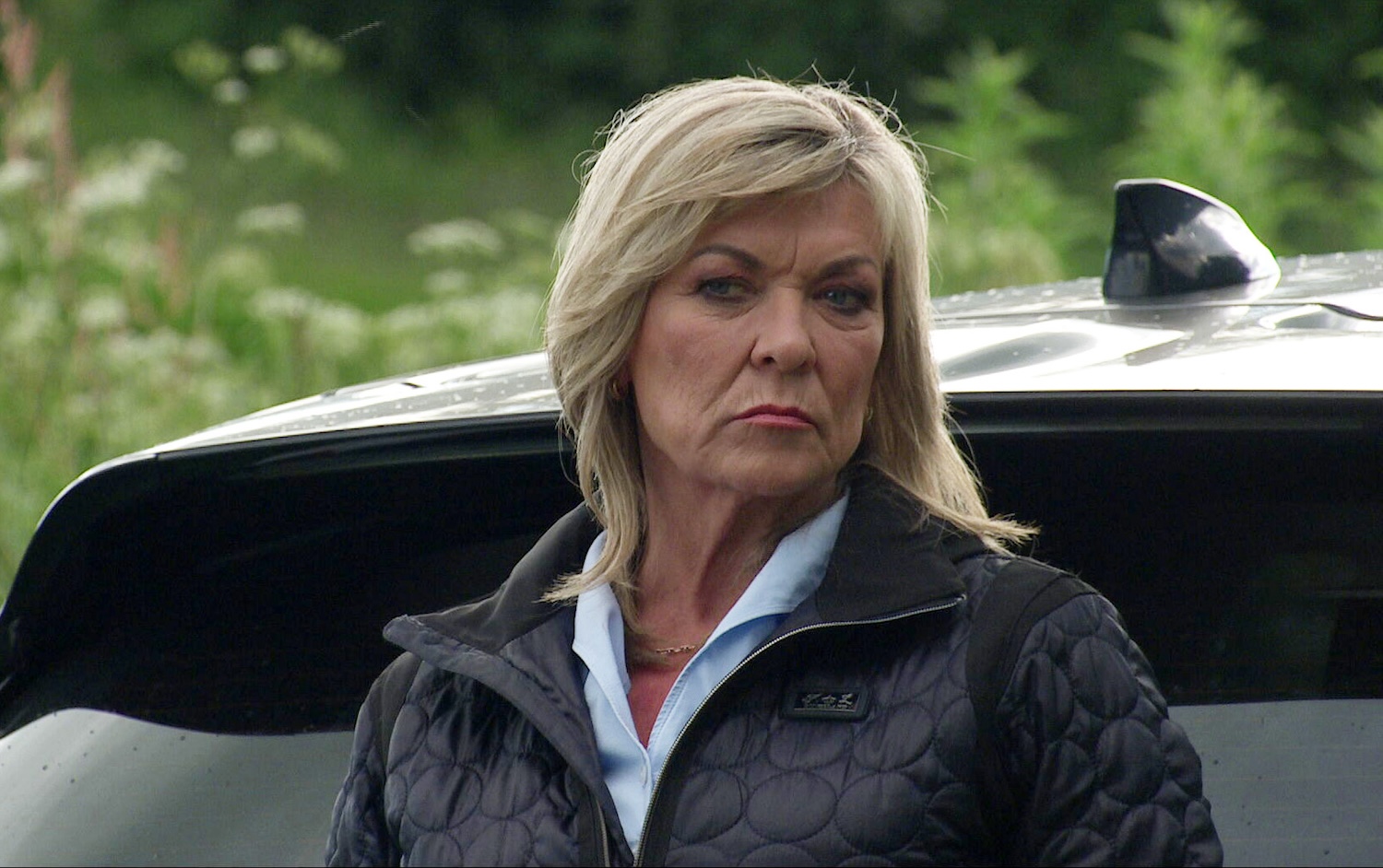 Claire King as Kim Tate in Emmerdale