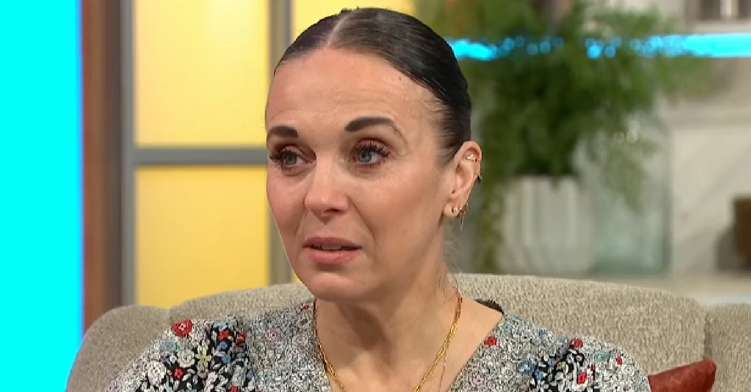 Amanda Abbington speaking in Lorraine interview