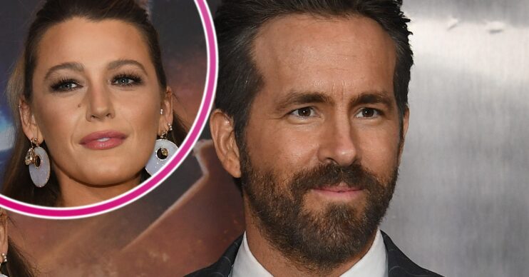 Blake Lively and Ryan Reynolds smiling