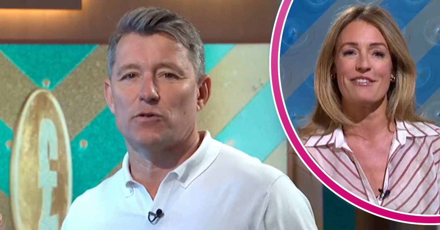 Ben Shephard and Cat Deeley during This Morning competition segment