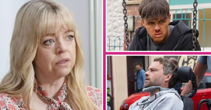 Coronation Street's Toyah, Mason and Paul