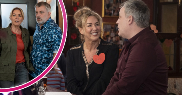 Cassie and Steve in Coronation Street