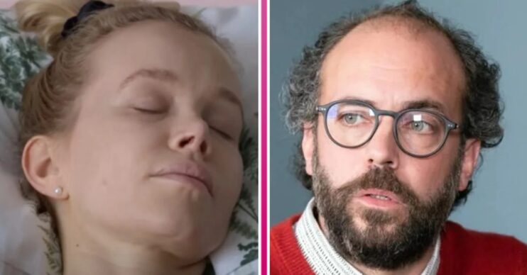 Composite image of Debbie and Reiss on EastEnders (Credit: BBC/Composite: ED!)