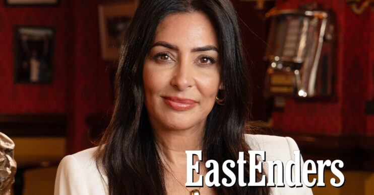 EastEnders' Ayesha, the EastEnders logo