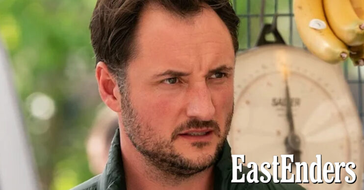 EastEnders' Martin is serious, the EastEnders logo