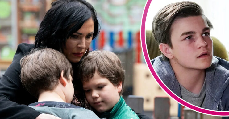EastEnders' Kat, Bert, Ernie, and in a bubble is Tommy