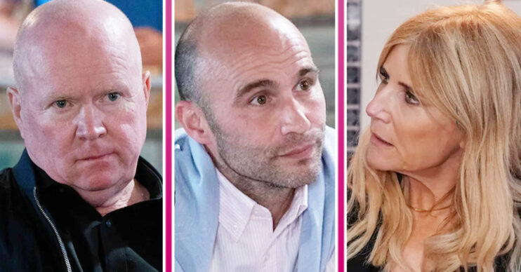 EastEnders' Phil, Teddy, Cindy