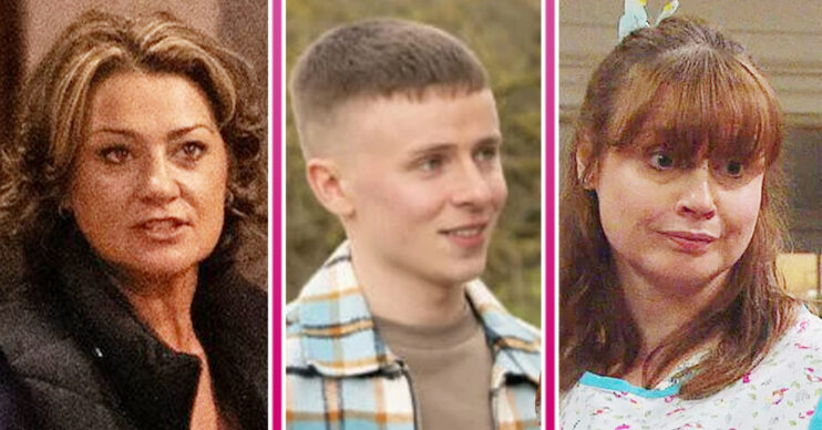 Emmerdale's Moira, Samson and Lydia