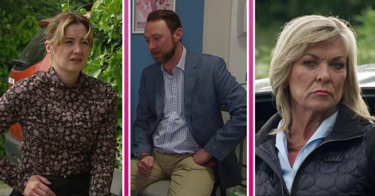 Emmerdale's Ella, Liam, Kim