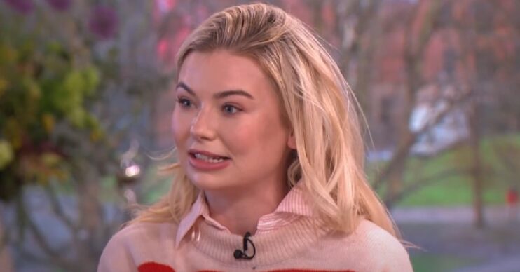 Georgia Toffolo speaking on This Morning