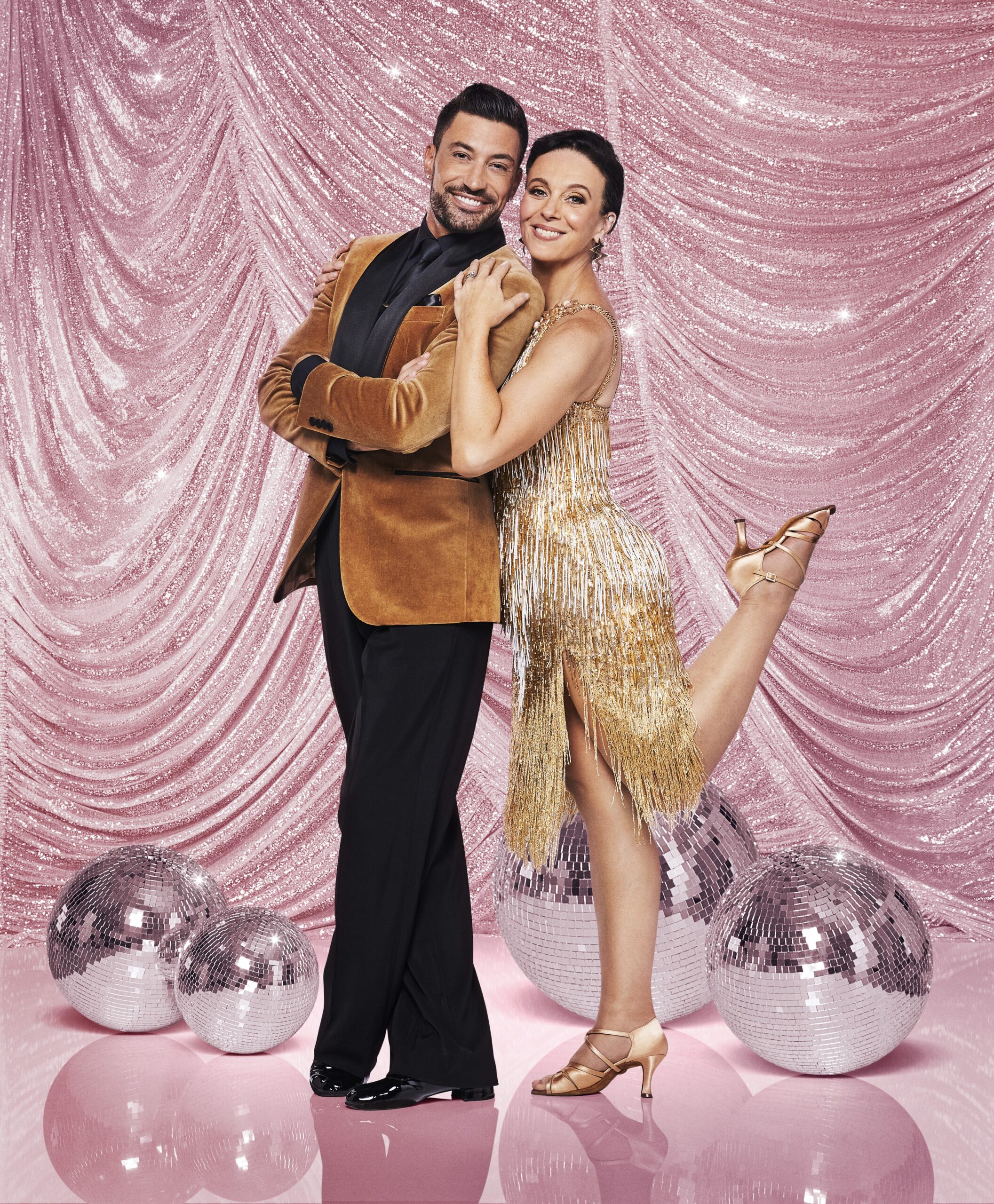 Giovanni Pernice and Amanda Abbington in Strictly pic