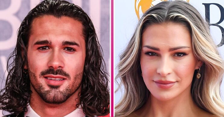 Graziano Di Prima and Zara McDermott eyes to camera