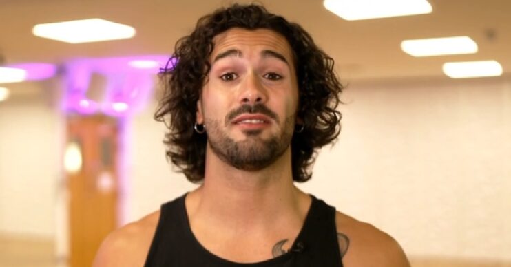 Graziano Di Prima talking during Strictly rehearsals