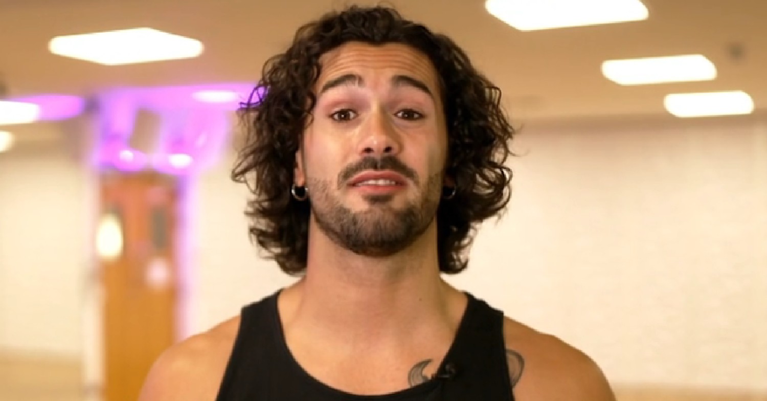 Graziano Di Prima talking during Strictly rehearsals
