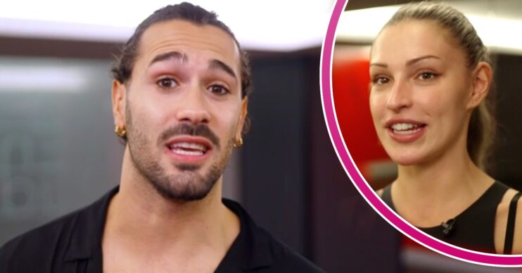 Graziano Di Prima and Zara McDermott during Strictly training