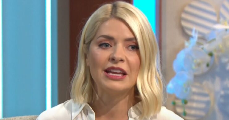 Holly Willoughby speaking on Lorraine