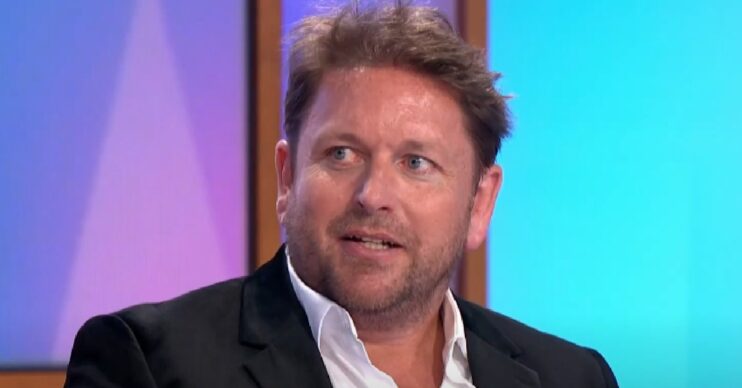 Chef James Martin talking on Loose Women