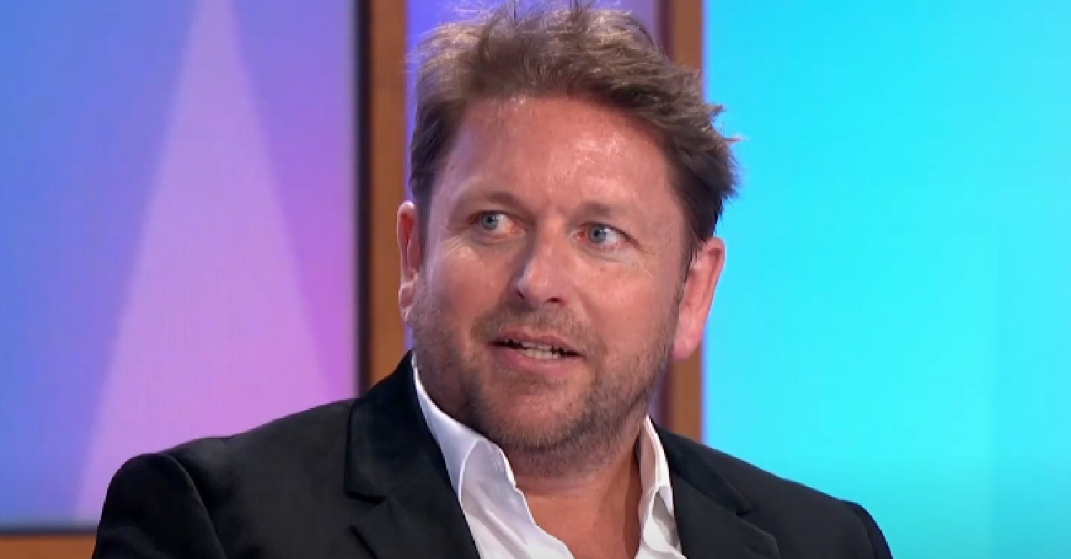 Chef James Martin talking on Loose Women