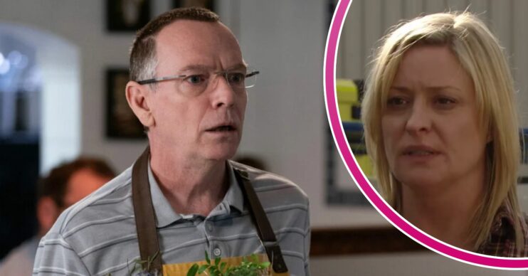 Ian looks shocked on EastEnders; inset, Jane (Credit: BBC/Composite: ED!)